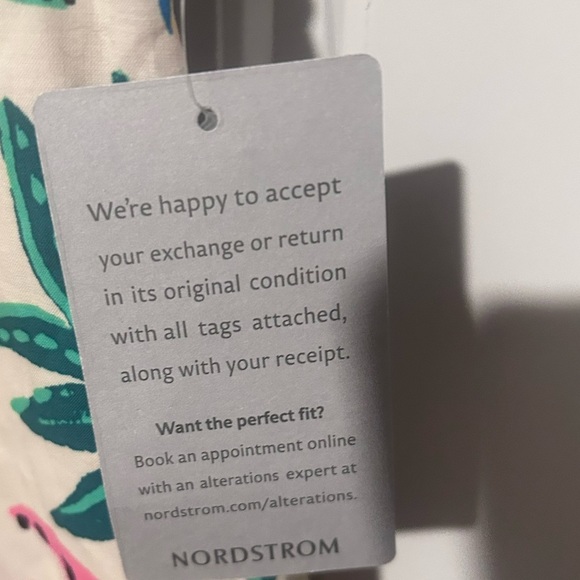 Donna Morgan Floral Print Mini Summer V-Neck A-line Casual Flutter Sleeves Sz 2 - Picture 7 of 11